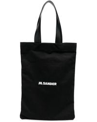 Jil Sander - Tote Bag With Logo Print - Lyst