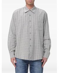 Our Legacy - Herringbone-Patterned Chest-Pocket Shirt - Lyst