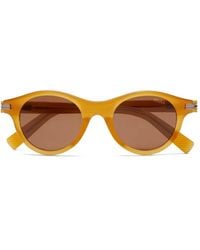 ZEGNA - Round-Frame Sunglasses - Lyst