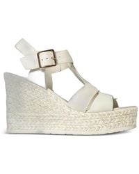 Paloma Barceló - Olivia Leather Wedge Sandals - Lyst