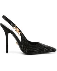 Versace - Medusa '95 Crystal Slingback Pumps - Lyst