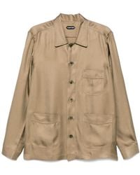 Tom Ford - シルクツイル シャツ - Lyst