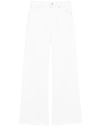 Anine Bing - Wyatt Raw-Cut Denim Jeans - Lyst