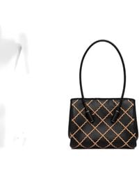 THEMOIRÈ - Sac Cabas À Motif De Losanges - Lyst