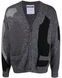 Moschino - Button-up V-neck Cardigan - Lyst