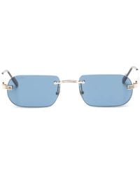 Cartier - Rectangle-Frame Sunglasses - Lyst