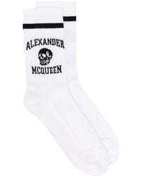 Alexander McQueen - Calzini con logo - Lyst