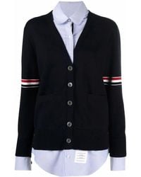 Thom Browne - Vest Met V-Hals - Lyst