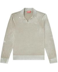 DIESEL - K-Lawrence Spread-Collar Sweater - Lyst