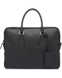 Prada Aktentasche aus Saffiano-Leder - Schwarz