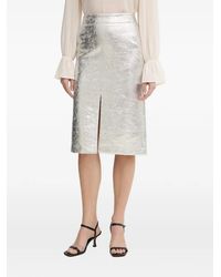 Ouí - Midi-Rok Met Split - Lyst