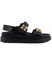 Tory Burch - Sandales Mellow À Plaque Logo - Lyst