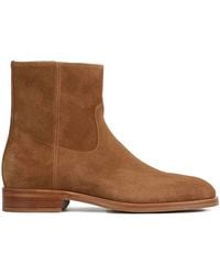 Henderson - Suede Zip Boots - Lyst