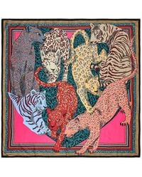 Bimba Y Lola - Leopard-Print Scarf - Lyst