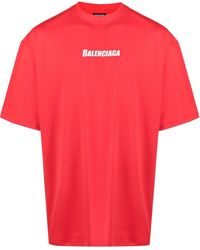 Balenciaga - Swim T-Shirt im Oversized-Look - Lyst