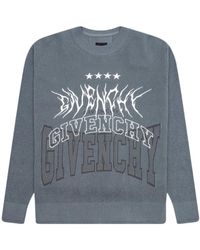 Givenchy - Logo-Embroidered Waffle-Knit Jumper - Lyst