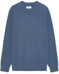 NN07 - Geribbelde Sweater Met Ronde Hals - Lyst