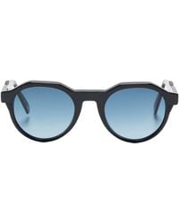 OPHY EYEWEAR - Shard Round-Frame Sunglasses - Lyst