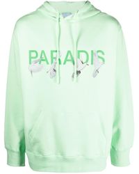 3.PARADIS - Logo-print Cotton Hoodie - Lyst