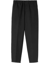 Jil Sander - Elasticated-Waistband Cotton Trousers - Lyst