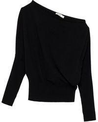 Jonathan Simkhai - Lavina Off-Shoulder Trui - Lyst