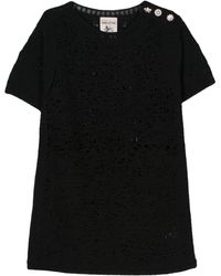 Semicouture - Short-sleeve Knitted Dress - Lyst