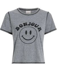 Cinq À Sept - T-Shirt Bonjour Smiley - Lyst