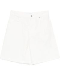 Maison Kitsuné - Denim Cotton Shorts - Lyst