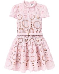 Self-Portrait - Short Floral Dress - Lyst
