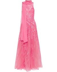 Elie Saab - Bead-embellished Sleeveless Gown - Lyst