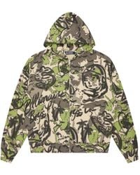 BBCICECREAM - Felpa Camouflage Con Cappuccio E Zip - Lyst