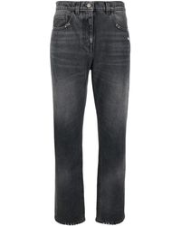 Palm Angels - Distressed Straight-Leg Jeans - Lyst