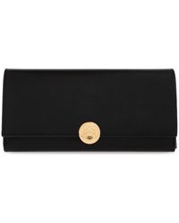 Loewe - Logo-Plaque Leather Wallet - Lyst