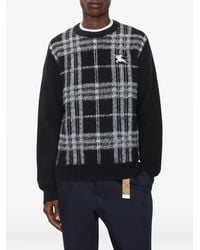Burberry - Jersey A Cuadros En Jacquard - Lyst