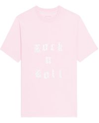 Zadig & Voltaire - T-Shirt Met Grafische Print - Lyst