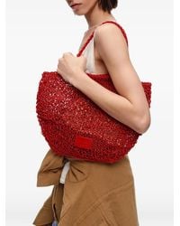Bimba Y Lola - Medium Plaited Leather Shoulder Bag - Lyst