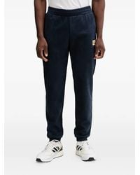 EA7 - Logo-Patch Track Pants - Lyst