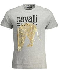 Roberto Cavalli - Tiger-Print Short-Sleeve T-Shirt - Lyst