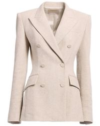 Elie Saab - Double-Breasted Peak-Lapel Blazer - Lyst