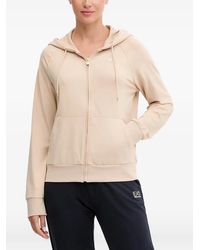EA7 - Hoodie À Fermeture Zippée - Lyst