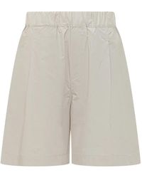 A PAPER KID - Logo-Patch Shorts - Lyst