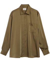 Claudie Pierlot - Relaxed-fit Satin Shirt - Lyst