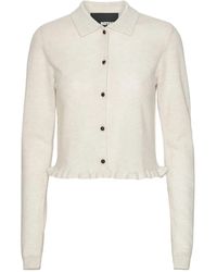 ROTATE BIRGER CHRISTENSEN - Cardigan mit Rüschensaum - Lyst