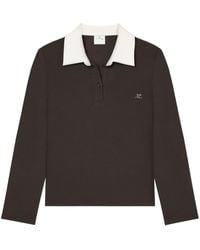 Courreges - Cotton Blend Polo Shirt - Lyst