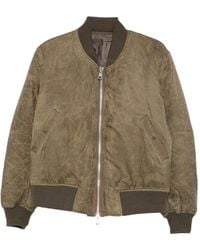 Our Legacy - Wax-Dipped Cupro Bomber Jacket - Lyst