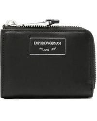 Emporio Armani - Zip-Around Small Wallet - Lyst