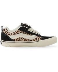 Vans - Knu Skool Leopard-Print Sneakers - Lyst