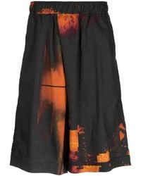 Julius - Tie-Dye Bermuda Shorts - Lyst