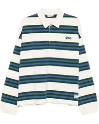 SUMMER GAMES - Striped Long-Sleeve Polo Shirt - Lyst