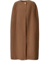 Fabiana Filippi - Button-Fastening Cape Coat - Lyst